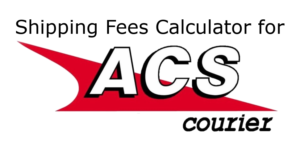 Shipping Fees Calculator for ACS Courier