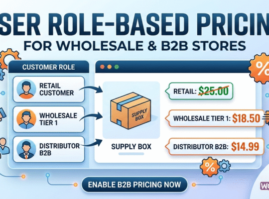 User Role-Based Pricing in WooCommerce for Wholesale & B2B Stores