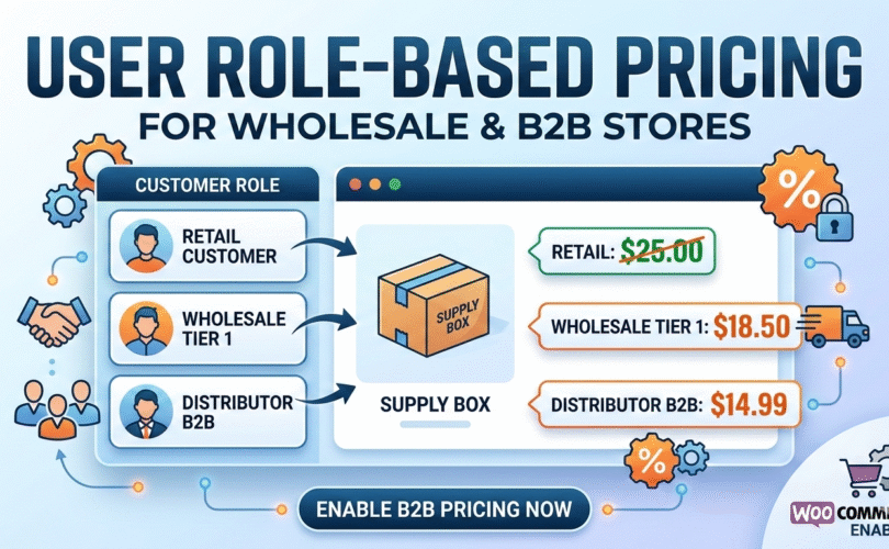 User Role-Based Pricing in WooCommerce for Wholesale & B2B Stores