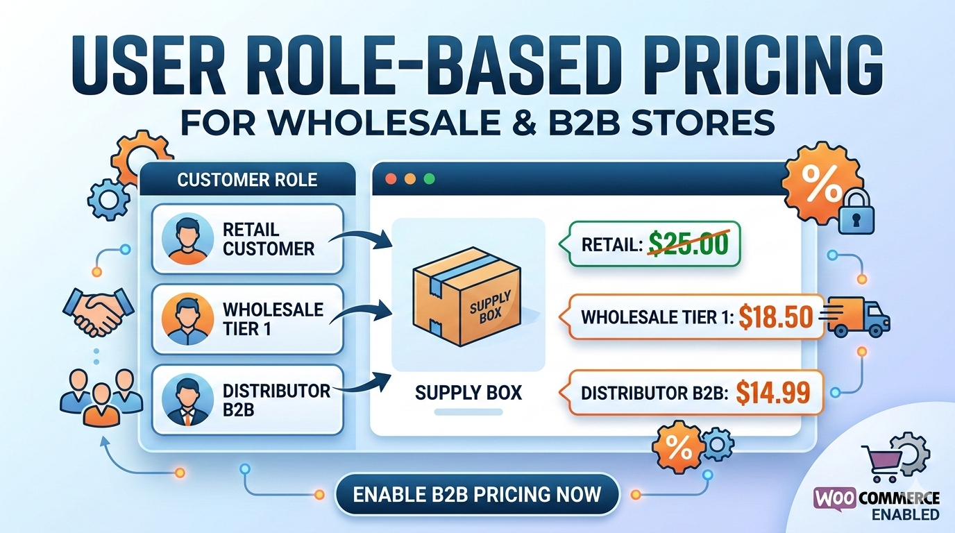 User Role-Based Pricing in WooCommerce for Wholesale & B2B Stores